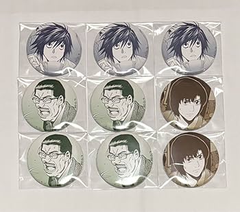 Amazon | デスノート 缶バッジ L 総一郎 松田 | バッジ | おもちゃ